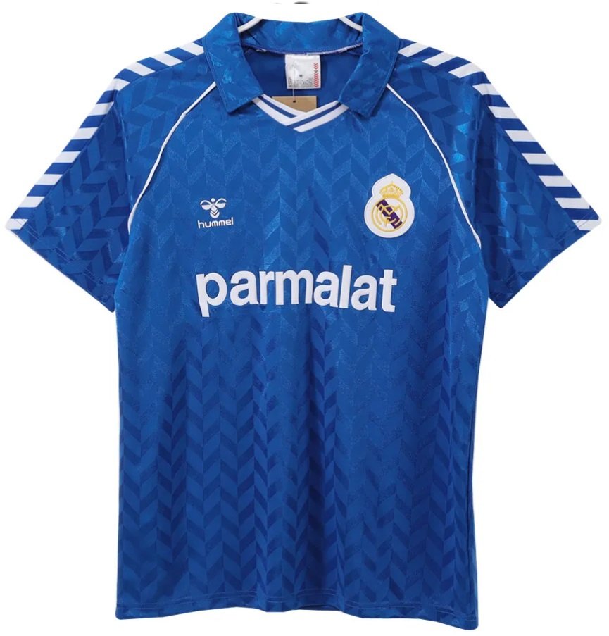 Camisa II Real Madrid 1986 1987 Hummel retro 